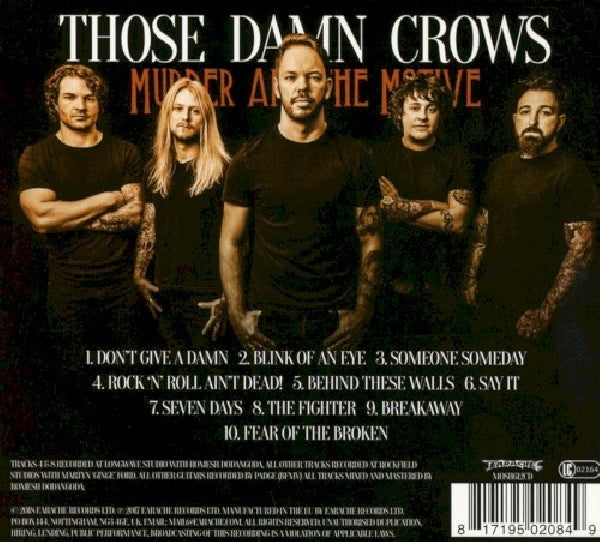 Those Damn Crows - Murder and the motive (CD) - Discords.nl