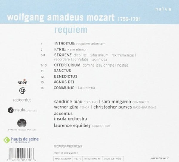 Wolfgang Amadeus Mozart - Requiem (CD) - Discords.nl