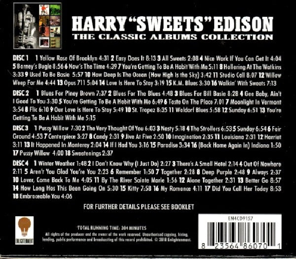 Harry 'sweets' Edison - Classic album collection (CD) - Discords.nl