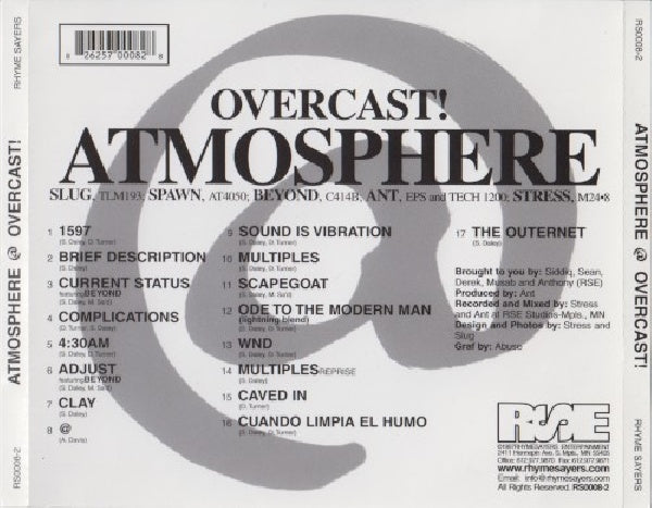 Atmosphere - Overcast (CD) - Discords.nl