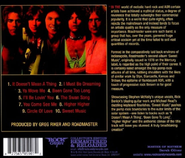 Roadmaster - Sweet music (CD) - Discords.nl