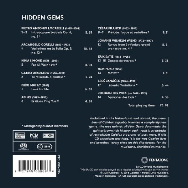 Calefax - Hidden gems (CD) - Discords.nl