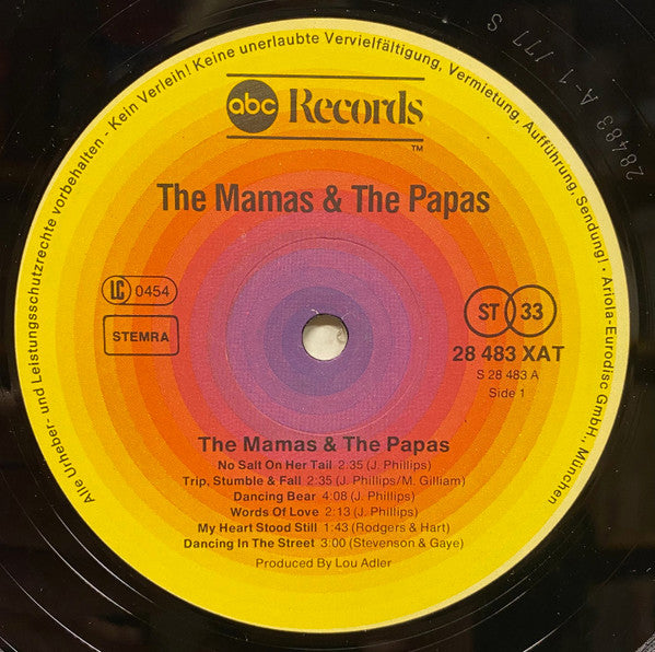 Mamas & The Papas, The - The Mamas & The Papas (LP Tweedehands)