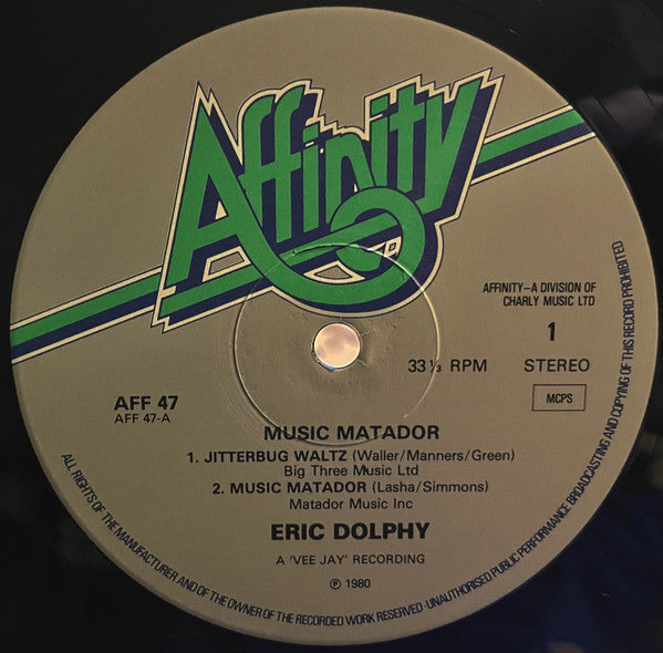 Eric Dolphy - Music Matador (LP Tweedehands)