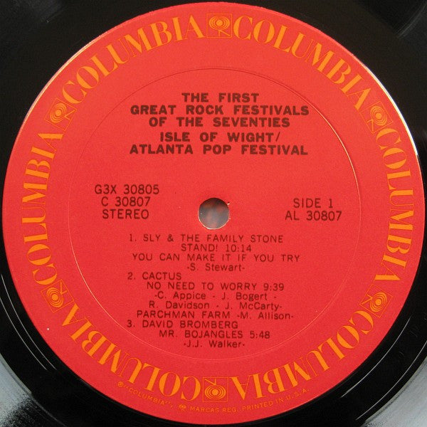 Various - The First Great Rock Festivals Of The Seventies - Isle Of Wight / Atlanta Pop Festival (LP Tweedehands)