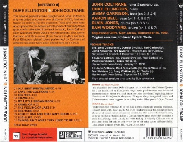 Duke Ellington & Jonhn Coltrane - Ellington & coltrane (CD) - Discords.nl