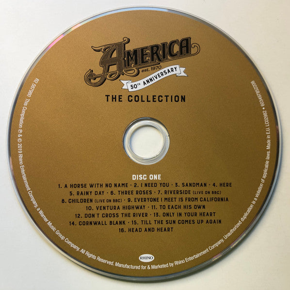 America (2) - 50th Anniversary (The Collection) (CD Tweedehands)