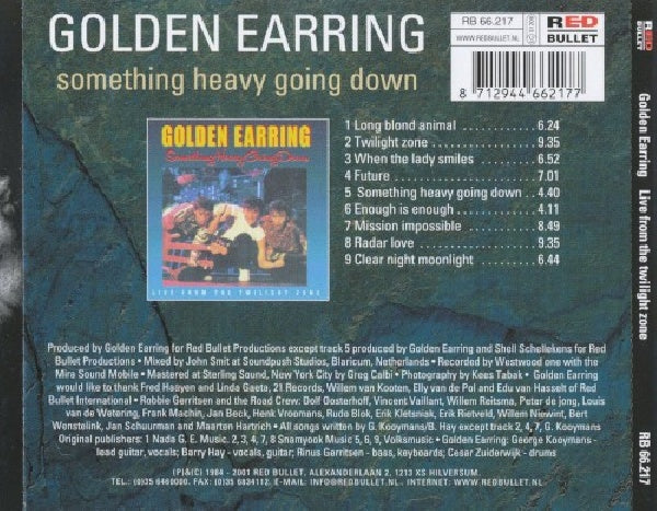 Golden Earring - Something heavy going down (CD) - Discords.nl