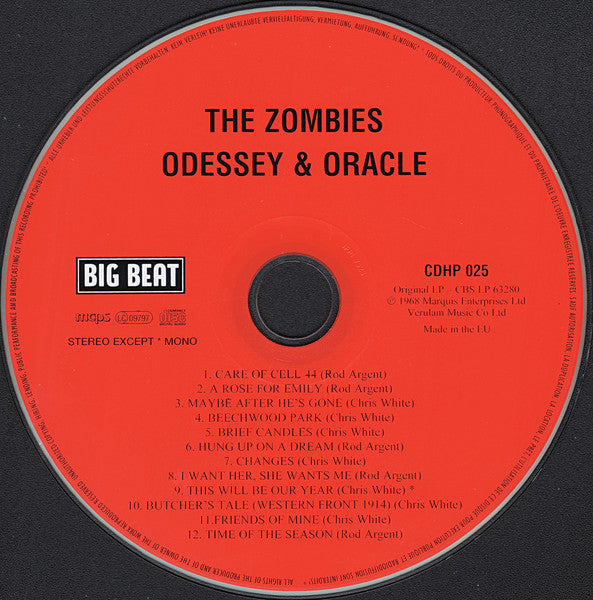 Zombies, The - Odessey & Oracle (CD)