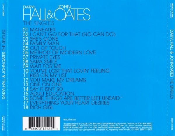 Hall & Oates - Singles (CD) - Discords.nl