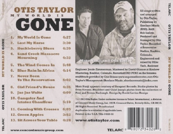 Otis Taylor - My world is gone (CD) - Discords.nl