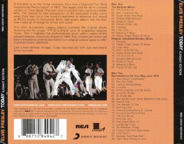 Elvis Presley - Today (legacy edition) (CD) - Discords.nl
