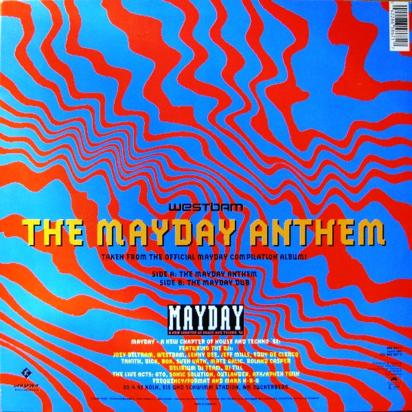 WestBam - The Mayday Anthem (12" Tweedehands)