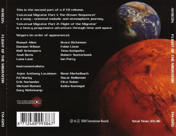 Ayreon - Universal Migrator Part 2: Flight Of The Migrator (CD Tweedehands)