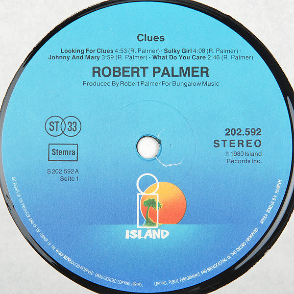 Robert Palmer - Clues (LP Tweedehands)