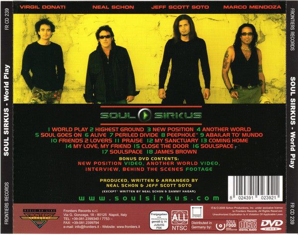 Soul SirkUS - World Play (CD)