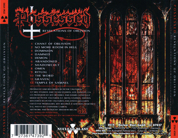 Possessed - Revelations Of Oblivion (CD)