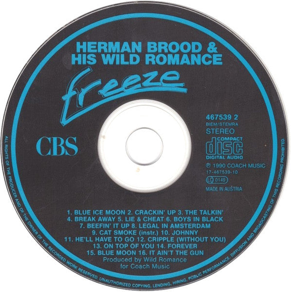 Herman Brood & His Wild Romance - Freeze (CD Tweedehands)