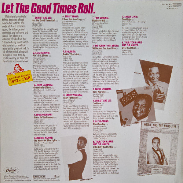 Various - "Let The Good Times Roll" Early Rock Classics 1952-1958 (LP Tweedehands)