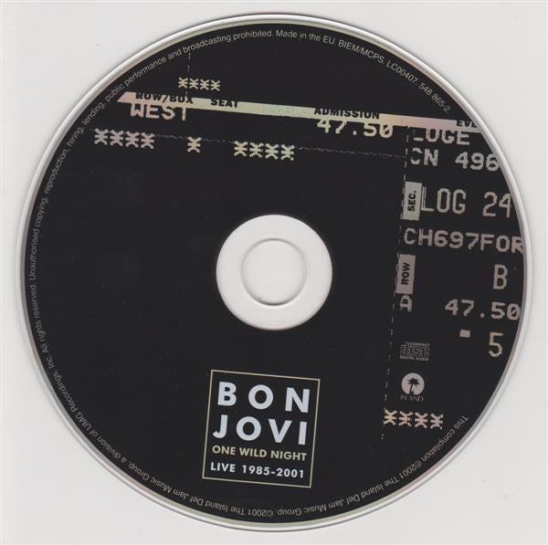 Bon Jovi - One Wild Night: Live 1985-2001 (CD)