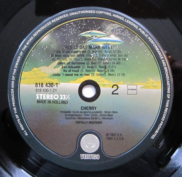 Cherry - Als Je Dat Maar Weet! (LP Tweedehands) - Discords.nl