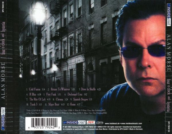 Alan Morse - Four O' Clock And Hysteria (CD) - Discords.nl