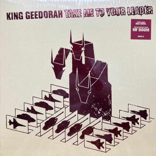 King Ghidra - Take Me To Your Leader (.. Your Leader// Red Vinyl LP)