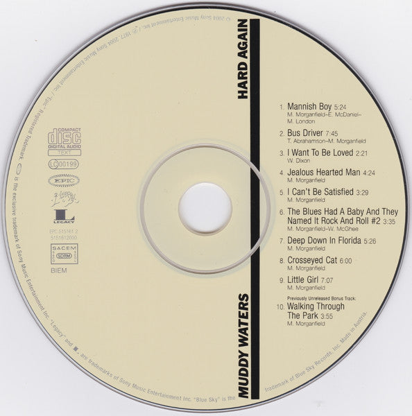 Muddy Waters - Hard Again (CD Tweedehands)
