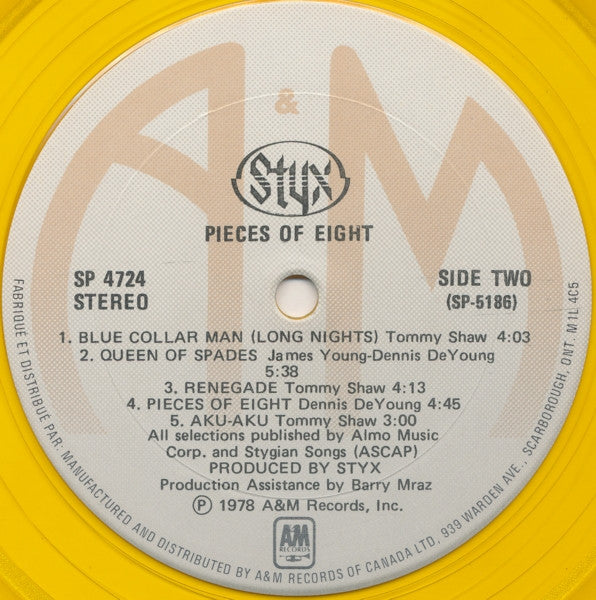 Styx - Pieces Of Eight (LP Tweedehands)