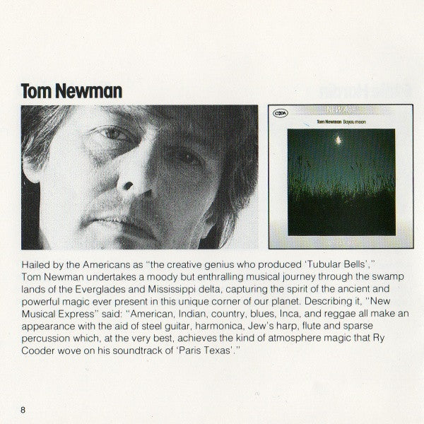 Tom Newman - Bayou Moon (CD Tweedehands)