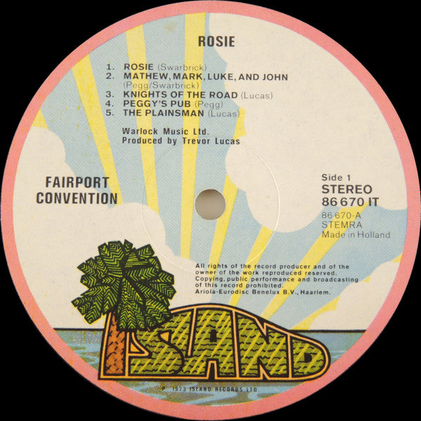 Fairport Convention - Rosie (LP Tweedehands) - Discords.nl
