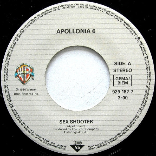 Apollonia 6 - Sex Shooter (7-inch Tweedehands)