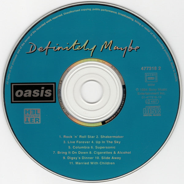 Oasis (2) - Definitely Maybe (CD Tweedehands)