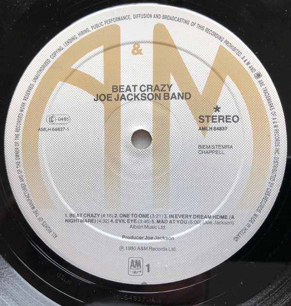Joe Jackson Band - Beat Crazy (LP Tweedehands)