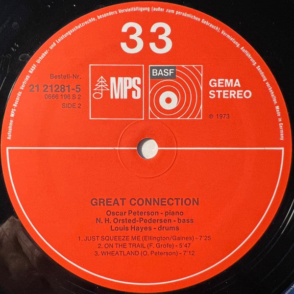 Oscar Peterson - Great Connection (LP Tweedehands) - Discords.nl