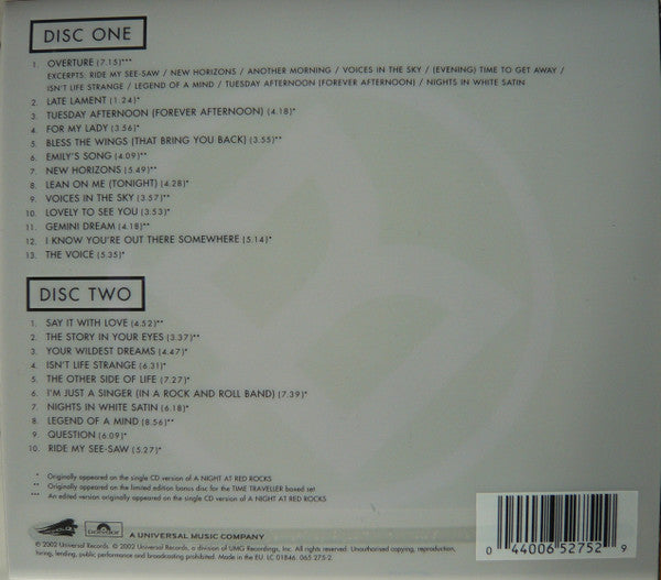 Moody Blues, The - A Night At Red Rocks With The Colorado Symphony Orchestra (CD) - Discords.nl