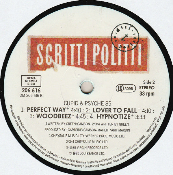 Scritti Politti - Cupid & Psyche 85 (LP Tweedehands)