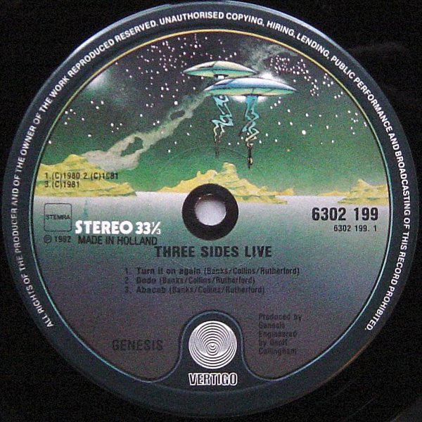 Genesis - Three Sides Live (LP Tweedehands)