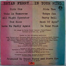 Bryan Ferry - In Your Mind (LP Tweedehands)