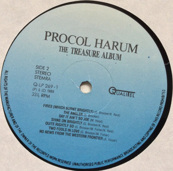 Procol Harum - The Treasure Album. Greatest Hits (LP Tweedehands)