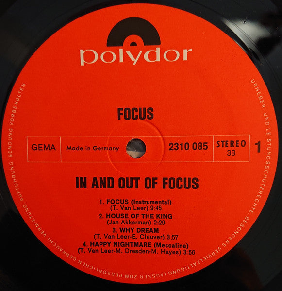 Focus - In And Out Of Focus (LP Tweedehands)