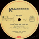 Kajagoogoo - Turn Your Back On Me (Extended Mix) (12" Tweedehands) - Discords.nl