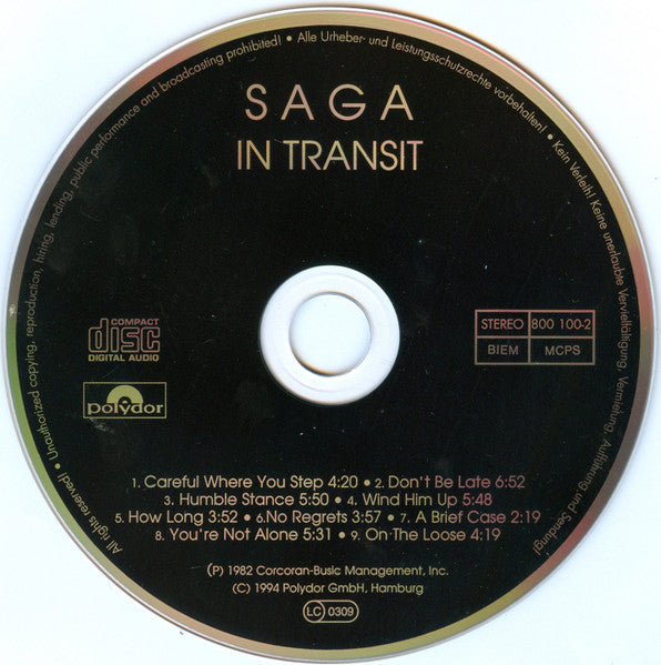 Saga (3) - In Transit (CD)