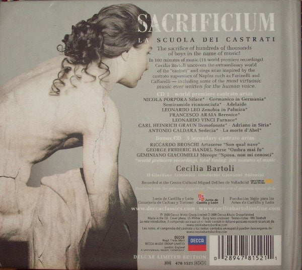 Cecilia Bartoli, Il Giardino Armonico, Giovanni Antonini - Sacrificium (CD)