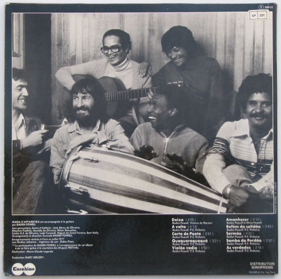 Maria D'Apparecida - Chante Baden Powell (LP Tweedehands)