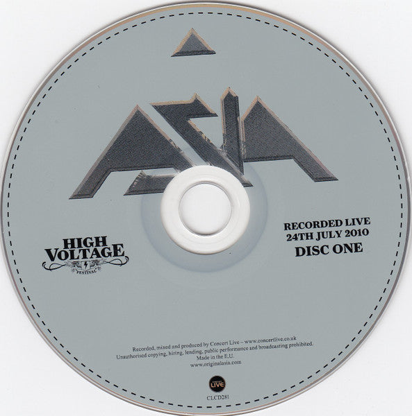 Asia - High Voltage 2010 (CD)