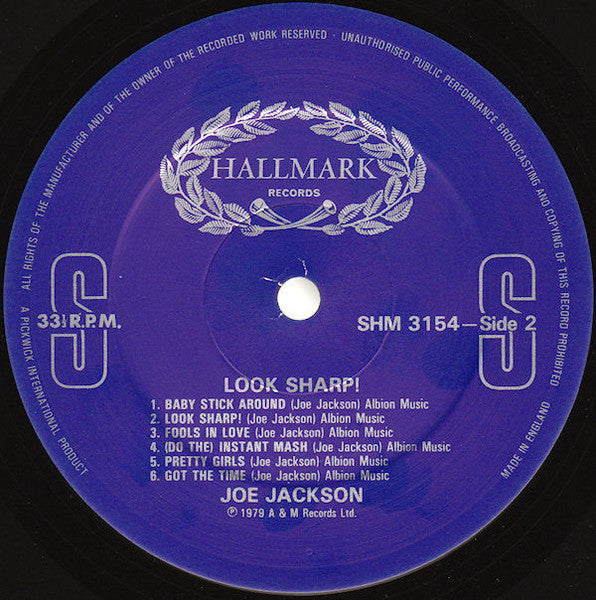 Joe Jackson - Look Sharp! (LP Tweedehands) - Discords.nl