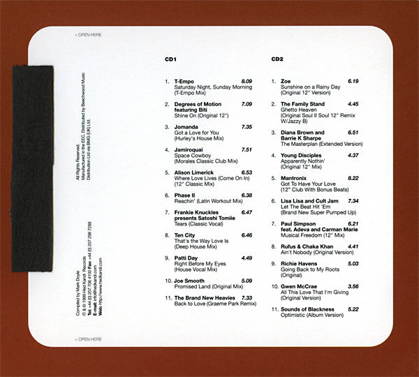 Various - Back To Love (CD Tweedehands)