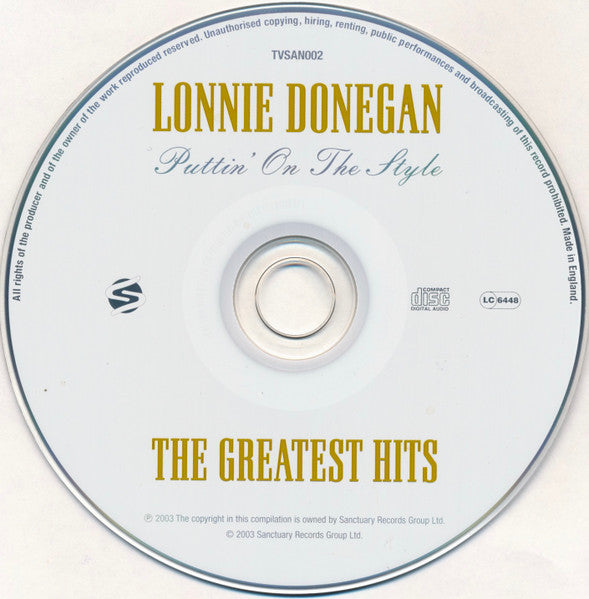 Lonnie Donegan - Puttin' On The Style (CD)