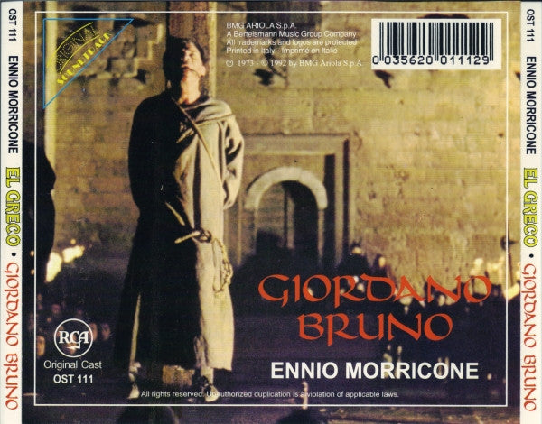 Ennio Morricone - El Greco / Giordano Bruno (Original Soundtrack) (CD)